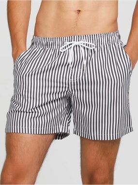 Vacay swimwear the Hamptons swim short striped L